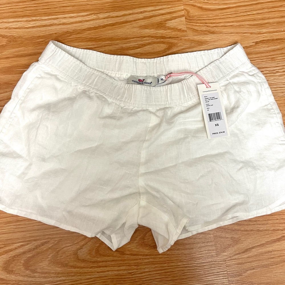 Vineyard Vines Pull On Linen Shorts